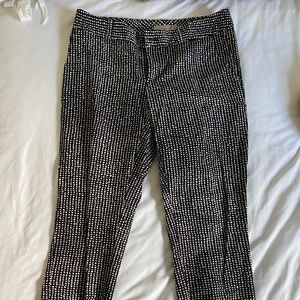 Black and white print pants